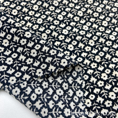 Tessuto stampato rayon in tessuto per camicie estive